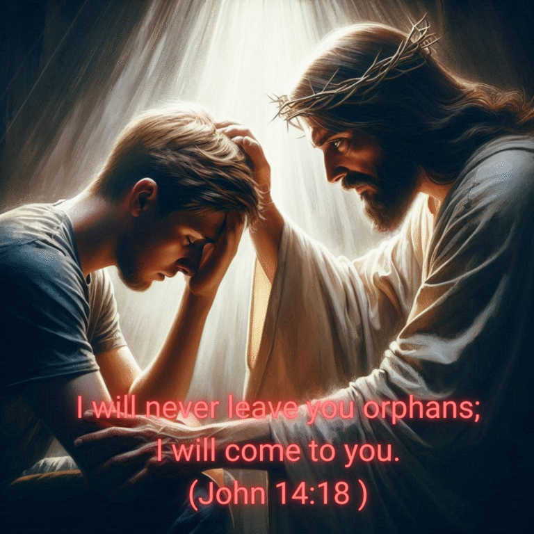 I will never leave you orphans