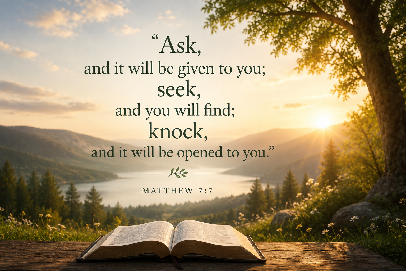Ask, Seek, Knock